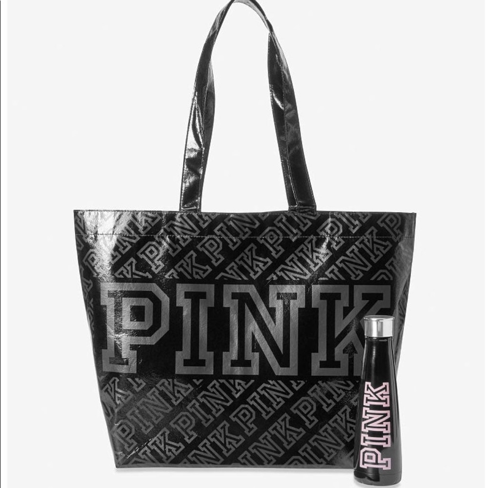 Tote and water bottle bundle